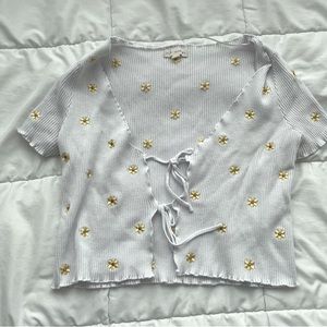 White Sunflower Blouse